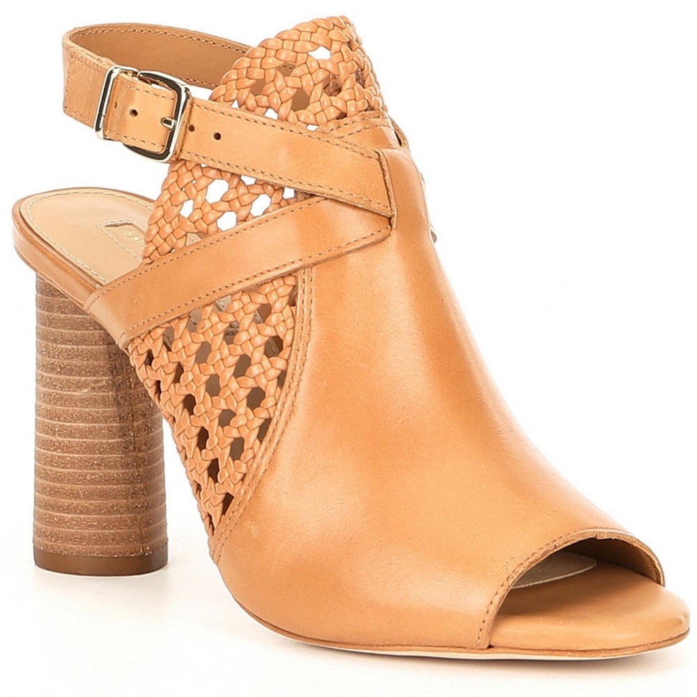 Antonio Melani LENNA WOVEN LEATHER SHOOTIES ACACIA/TAN - size 6.5